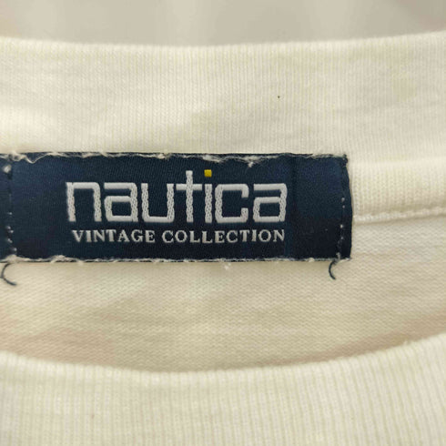 ノーティカ NAUTICA バックビッグロゴ ポケット刺繍 クルーネック半袖Tシャツ カットソー メンズ  M
